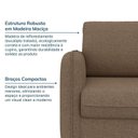 Ver imagem 7 de Conjunto Sofá com 2 e 3 Lugares em Linho Orquídea CabeCasa MadeiraOriginals