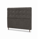 Ver imagem 4 de Cabeceira para Cama Casal King Estofada 1,93 ,Mts Liz Vilajo: Suede Crush Cacau
