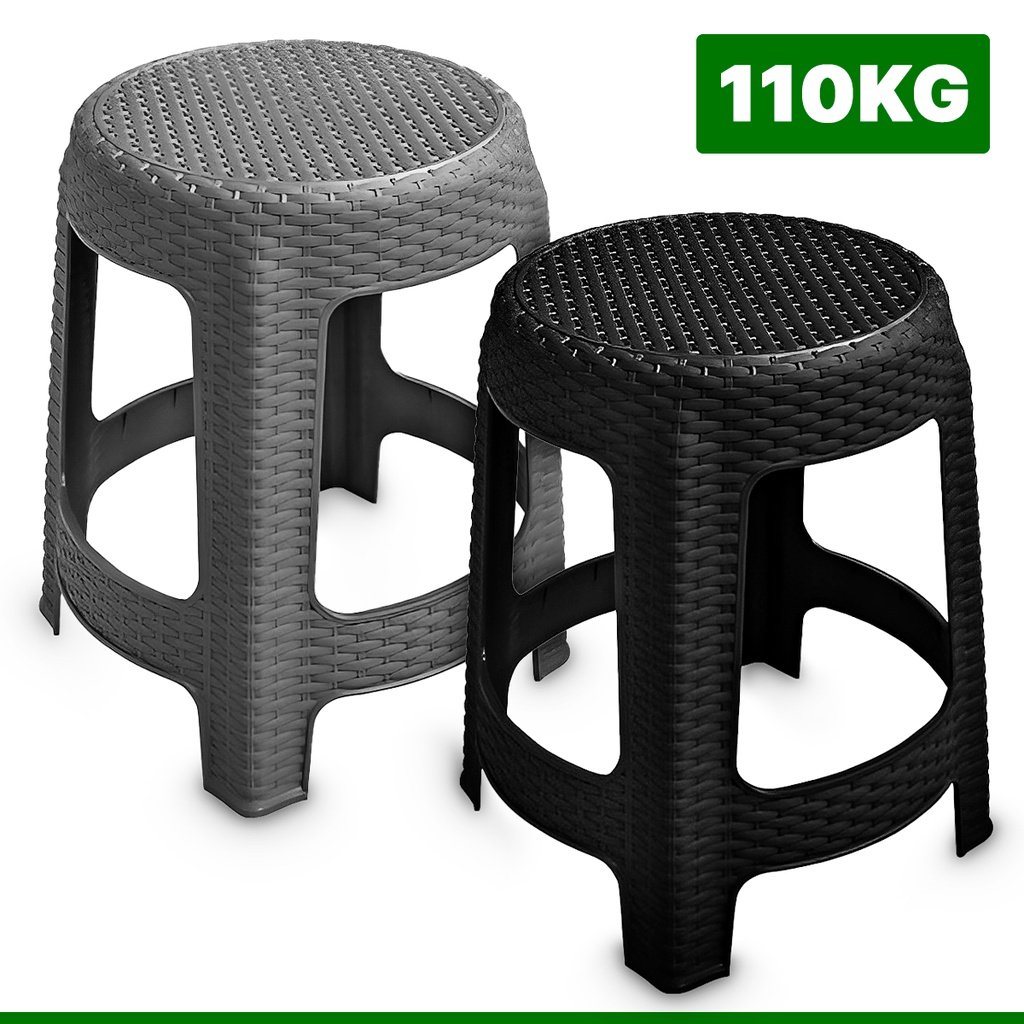 Kit 6 Banqueta Rattan 110 Kg Arqplast