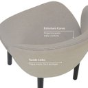 Ver imagem 7 de Cadeira Estofada Jambu CabeCasa MadeiraOriginals