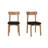 Kit 2 Cadeiras Estofadas Pitanga CabeCasa MadeiraOriginals - 1