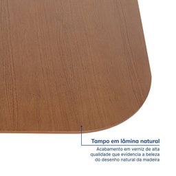 Mesa de Jantar 8 Lugares 210cm X 110cm Boreal Cabecasa Madeiramadeira - 4