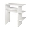 Mesa de Escritório Escrivaninha para Quarto Branca - 1