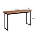 Ver imagem 3 de Aparador para Sala de Estar Estilo Industrial Oxford 110cm Marrom/Mel