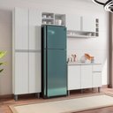 Ver imagem 1 de Cozinha Compacta Delina 9 Portas 1 Gaveta MDP Branco AJL Móveis
