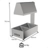 Conservador de Fritura Elétrico Metalcubas 2 Cubas em Inox Mcf02cp 220v - 3