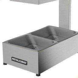 Conservador de Fritura Elétrico Metalcubas 2 Cubas em Inox Mcf02cp 220v - 4