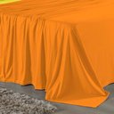 Ver imagem 2 de Jogo de Cama Casal Viúva Nobre 4 Peças Malha 100% Algodão - Laranja / Amarelo