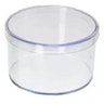 Caixinha Acrílico Redonda 6x4 Cristal Transparente Pote 50un - 1