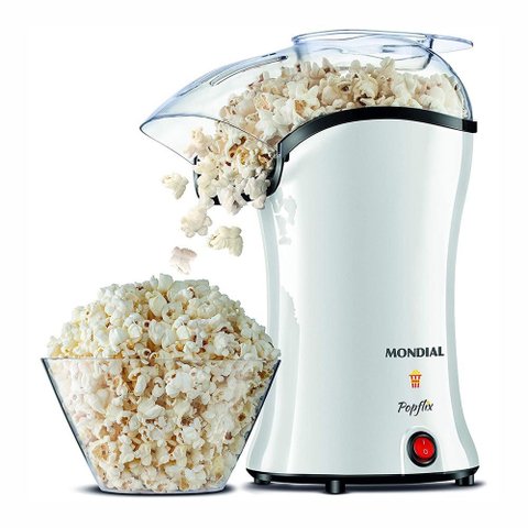 Pipoqueira Mondial Pop Flix Pp-04 220v - Branco
