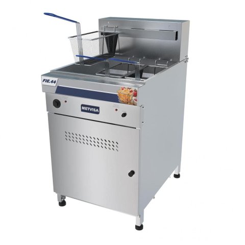 Fritadeira Elétrica Água e Óleo Metvisa 44 Litros 18000w Trifásico 220v Fie44220t
