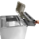 Ver imagem 3 de Fritadeira Elétrica Água e Óleo Metvisa 44 Litros 18000w Trifásico 220v Fie44220t