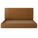 Ver imagem 4 de Cama King Flutuante com Cabeceira 195cm Astra S04 Couríssimo Caramelo - Lyam Decor