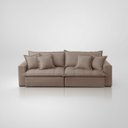 Ver imagem 7 de Sofá Cama Jupiter 3 Lugares Retrátil Reclinável 2,30m Linho com Molas Ensacadas