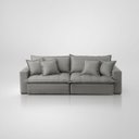 Ver imagem 7 de Sofá Cama Jupiter 3 Lugares Retrátil Reclinável 2,30m Linho com Molas Ensacadas