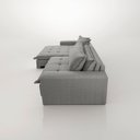 Ver mais imagens de Sofá Cama Jupiter 3 Lugares Retrátil Reclinável 2,30m Linho com Molas Ensacadas