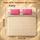 Ver imagem 2 de Jogo de Cama Lençol Quality King 3 Peças Micropercal 600 Fios Azul Claro Casa Show Enxovais