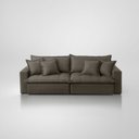 Ver imagem 7 de Sofá Cama Jupiter 3 Lugares Retrátil Reclinável 2,30m Linho com Molas Ensacadas