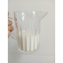 Ver imagem 2 de Leiteira em Cristal Ecológico Vidro Canelado 290ml Mesa Posta Premium