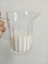 Ver imagem 2 de Leiteira em Cristal Ecológico Vidro Canelado 290ml Mesa Posta Premium