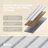 Kit 2 Painel Ripado de Madeira Natural Acústico Ikara - 270x32cm - 3