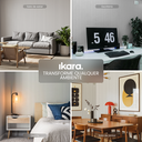 Ver imagem 6 de Kit 2 Painel Ripado de Madeira Natural Acústico Ikara - 270x32cm