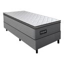 Ver imagem 2 de Cama Box Conjugado Solteiro com Colchão 88x68x188 Texas Gazin Cr35324 Grafite