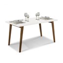 Ver imagem 2 de Conjunto Sala de Jantar Mesa de Jantar Nature com Vidro Branco 1,35m + 6 Cadeiras de Jantar Nature P