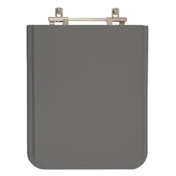 Tampa de Vaso Acrilico Square Cinza Escuro para bacia Incepa Quadrada - 1