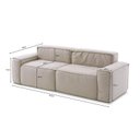 Ver imagem 7 de Sofá fixo Living 3 lugares 210cm Box Espresso Móveis Linho