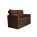 Ver imagem 4 de Sofá Pequeno 02 Lugares 150cm Mobi Suede Marrom Herrero