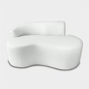 Ver imagem 5 de Sofá Orgânico 2 Lugares Curvo Feijão Design Elegante Corino Premium