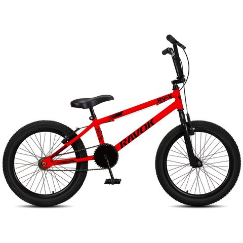 Bicicleta Aro 20 Bmx Rv-x Aero Freio V-brake Infantil:vermelho