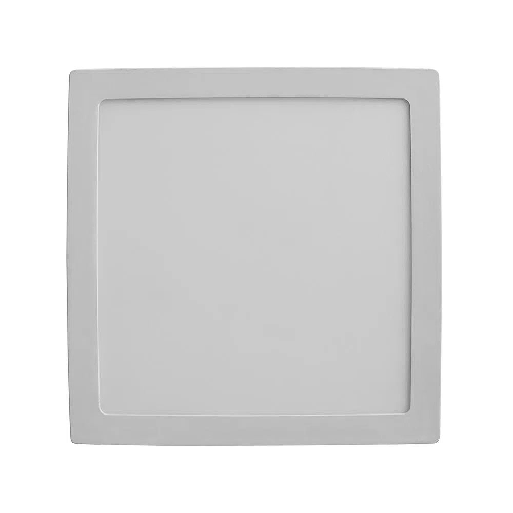 Painel Plafon de Sobrepor Branco 21cm Led 18w 4000k Bivolt Dl180sn Bella - 1