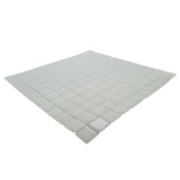 Pastilhas de Vidro Branca Cristal Brilhante Kit 11 Unidades Cozinha Banheiro Piscina 30x30cm - 5