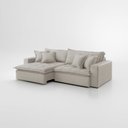 Ver imagem 5 de Sofá Cama Jupiter 3 Lugares Retrátil Reclinável 2,30m Boucle com Molas Ensacadas