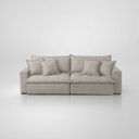 Ver imagem 7 de Sofá Cama Jupiter 3 Lugares Retrátil Reclinável 2,30m Boucle com Molas Ensacadas