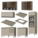 Ver imagem 3 de Cozinha Completa 7 Peças Connect Duna/cristal com Torre Quente e Aéreo Vidro - Móveis Henn