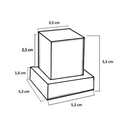 Ver imagem 7 de Kit 02 Acabamentos Registro Volante Quadrado Metal Rose