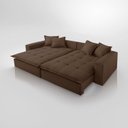 Ver imagem 6 de Sofá Cama Jupiter 3 Lugares Retrátil Reclinável 2,30m Veludo com Molas Ensacadas