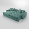 Sofá Cama Jupiter 3 Lugares Retrátil Reclinável 2,30m Veludo com Molas Ensacadas - 6