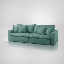 Sofá Cama Jupiter 3 Lugares Retrátil Reclinável 2,30m Veludo com Molas Ensacadas - 9
