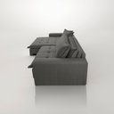 Ver mais imagens de Sofá Cama Jupiter 3 Lugares Retrátil Reclinável 2,30m Veludo com Molas Ensacadas