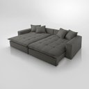 Ver imagem 6 de Sofá Cama Jupiter 3 Lugares Retrátil Reclinável 2,30m Veludo com Molas Ensacadas