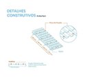 Ver imagem 2 de Kit 15 Telhas Plan PVC 2,42x0,88 6 Ondas Afort Marrom/Terracota