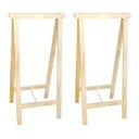 Ver imagem 2 de Cavalete Para Apoio Mesa Bancada C/ Estrado Pinus 100cm