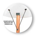 Ver imagem 2 de Mesa Jantar Pés Palitos Tampo Redondo Vidro Laqueado 110cm Branco