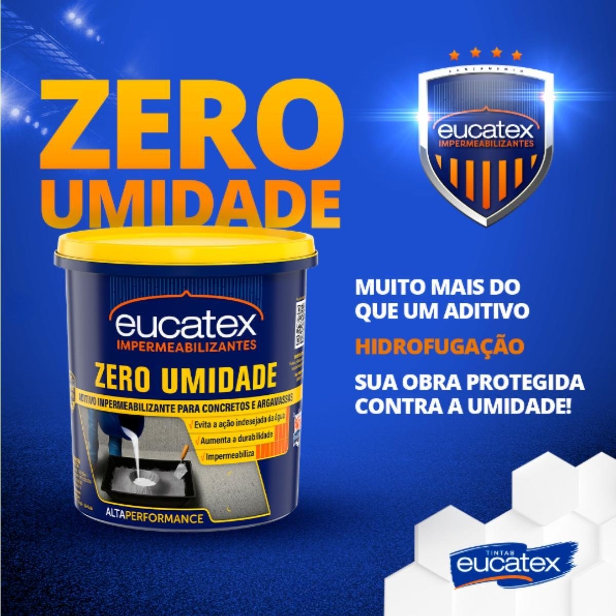 Aditivo Zero Umidade 3,6l Impermeabiliza Concretos Argamassa - 4