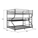 Ver imagem 4 de Treliche Casal + Solteiro + Casal em Ferro - Robin