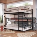 Ver imagem 1 de Treliche Casal + Solteiro + Casal em Ferro - Robin